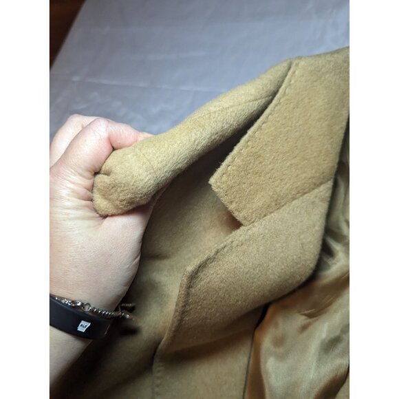 Vtg. Fitzgerald By John McCoy Expressly For Dillard's 100% Cashmere Beige Blazer - Picture 8 of 16